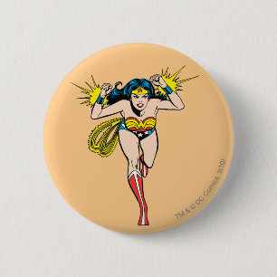 Wonder Woman Glows Cuffs Ronde Button 5,7 Cm