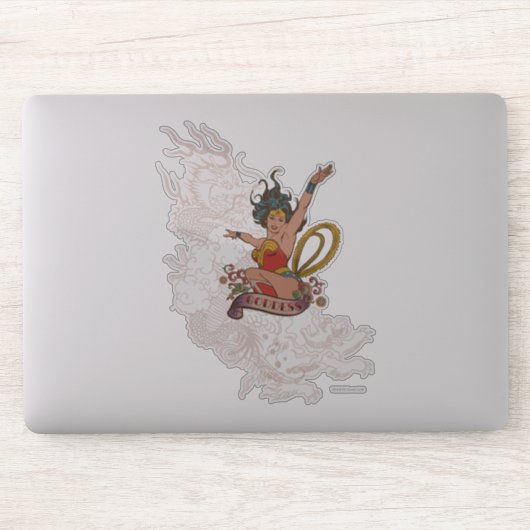 Wonder Woman Goddess Sticker (Computer)