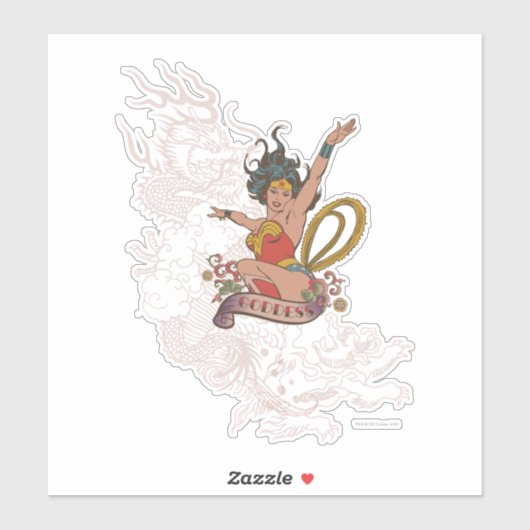 Wonder Woman Goddess Sticker (Vel)