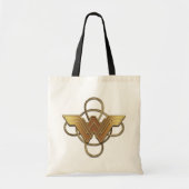 Wonder Woman Gold Symbool over Lasso Tote Bag (Voorkant)