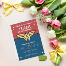 Wonder Woman Golden Logo Birthday