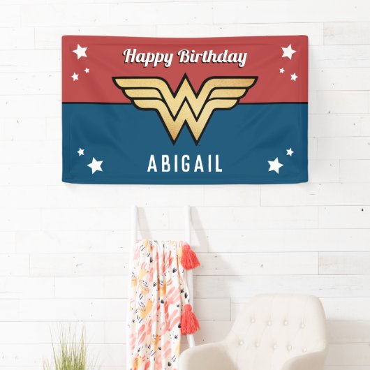 Wonder Woman Golden Logo | Happy Birthday Spandoek (Insitu)