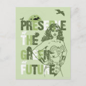 Wonder Woman Green Future Briefkaart (Voorkant)