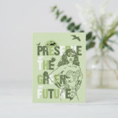 Wonder Woman Green Future Briefkaart (Staand voorkant)