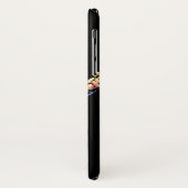 Wonder Woman Gripping Lasso Atop Rock Case-Mate iPhone Case (Achterkant/links)