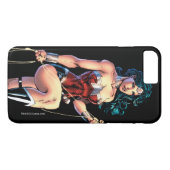 Wonder Woman Gripping Lasso Atop Rock Case-Mate iPhone Case (Achterkant (Horizontaal))
