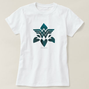 Wonder Woman Grunge Logo T-shirt