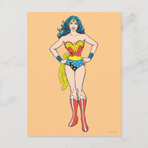 Wonder Woman Hands on Hips Briefkaart
