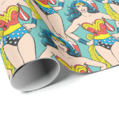 Wonder Woman Hands on Hips Cadeaupapier (Rol Hoek)