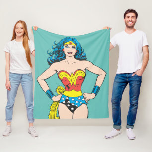 Wonder Woman Hands on Hips Fleece Deken