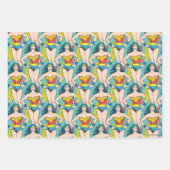 Wonder Woman Hands on Hips Inpakpapier Vel (Voorkant 2)
