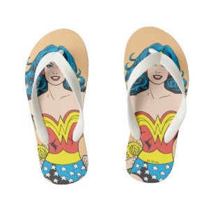 Wonder Woman Hands on Hips Kinder Teenslippers