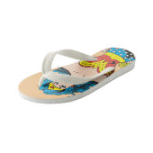 Wonder Woman Hands on Hips Kinder Teenslippers (Schuin)