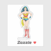 Wonder Woman Hands on Hips Sticker (Vel)
