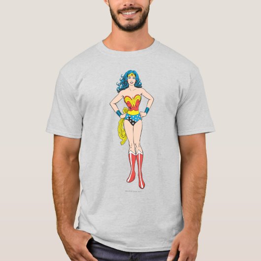 Wonder Woman Hands on Hips T-shirt (Voorkant)