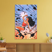 Wonder Woman Hoesje #1 Canvas Afdruk (Insitu (Woonkamer))
