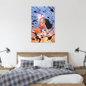 Wonder Woman Hoesje #1 Canvas Afdruk (Insitu (Slaapkamer))