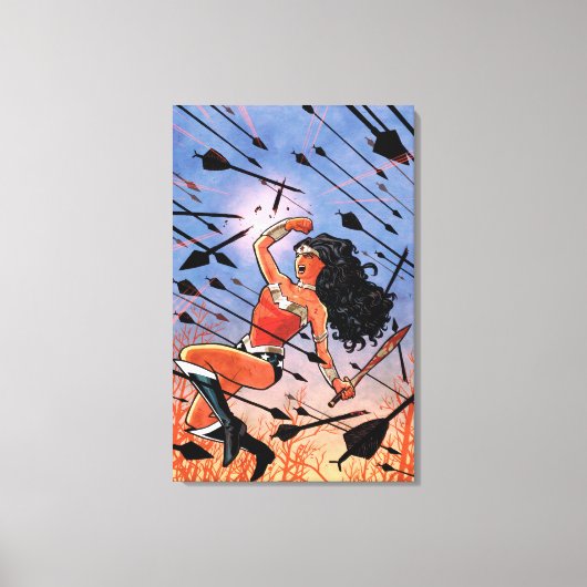 Wonder Woman Hoesje #1 Canvas Afdruk (Voorkant)