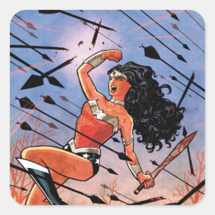 Wonder Woman Hoesje #1 Vierkante Sticker