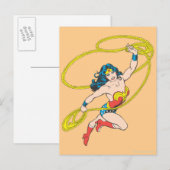 Wonder Woman Holds 3 Briefkaart (Voorkant / Achterkant)