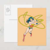 Wonder Woman Holds Lasso 1 Briefkaart (Voorkant / Achterkant)