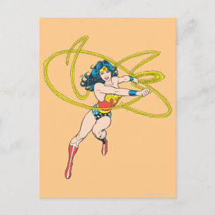 Wonder Woman Holds Lasso 1 Briefkaart