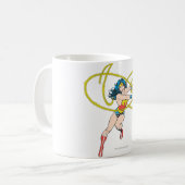 Wonder Woman Holds Lasso 1 Koffiemok (Voorkant links)