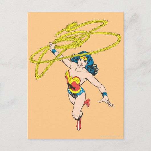 Wonder Woman Holds Lasso 2 Briefkaart (Voorkant)