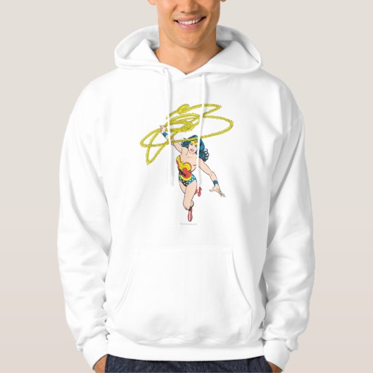 Wonder Woman Holds Lasso 2 Hoodie (Voorkant)