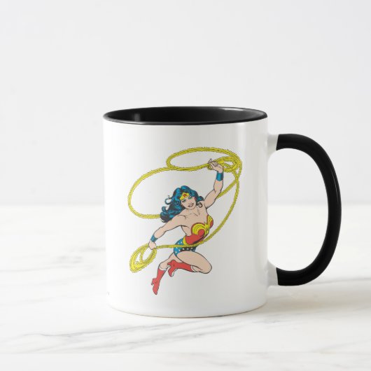 Wonder Woman Holds Lasso 3 Mok (Rechts)