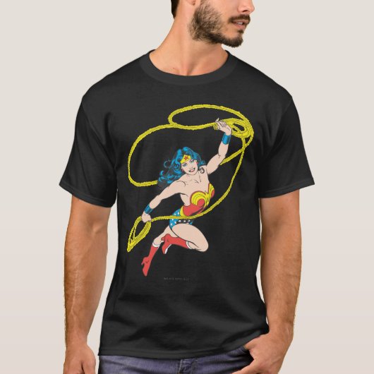 Wonder Woman Holds Lasso 3 T-shirt (Voorkant)