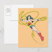 Wonder Woman Holds Lasso 4 Briefkaart (Voorkant / Achterkant)