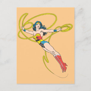Wonder Woman Holds Lasso 4 Briefkaart
