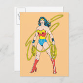 Wonder Woman Holds Lasso 5 Briefkaart (Voorkant / Achterkant)
