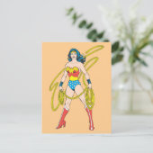 Wonder Woman Holds Lasso 5 Briefkaart (Staand voorkant)