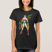 Wonder Woman Holds Lasso 5 T-shirt (Voorkant)