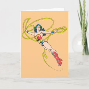 Wonder Woman Holds Lasso Kaart