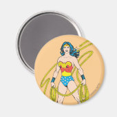 Wonder Woman Holds Lasso Magneet (Voorkant / Achterkant)
