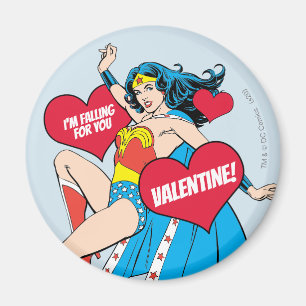 Wonder Woman   Ik val voor je Valentijn Magneet