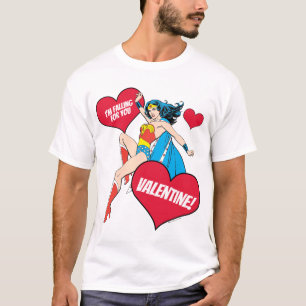 Wonder Woman Ik val voor je Valentijn T-shirt