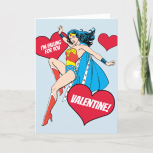 Wonder Woman   Ik val voor jou, Valentijn Feestdagen Kaart