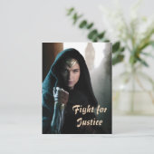 Wonder Woman in Cloak Briefkaart (Staand voorkant)