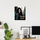 Wonder Woman in Cloak Poster (Thuiskantoor)