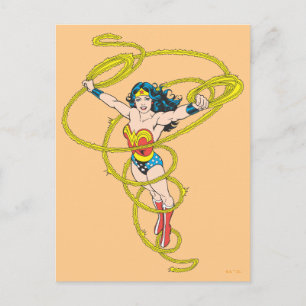Wonder Woman in Lasso Briefkaart