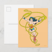 Wonder Woman in Lasso Briefkaart (Voorkant / Achterkant)