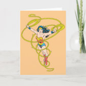 Wonder Woman in Lasso Kaart (Voorkant)