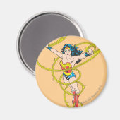 Wonder Woman in Lasso Magneet (Voorkant / Achterkant)