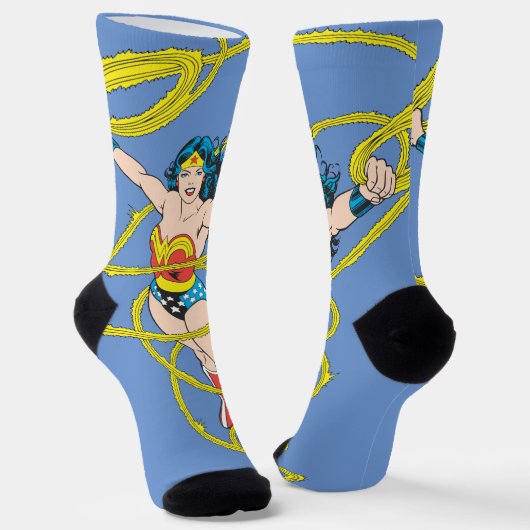 Wonder Woman in Lasso Socks Sokken (Gebogen)