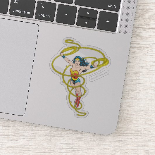 Wonder Woman in Lasso Sticker (Detail)