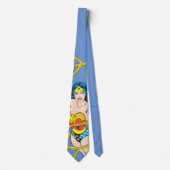 Wonder Woman in Lasso Stropdas (Voorkant)